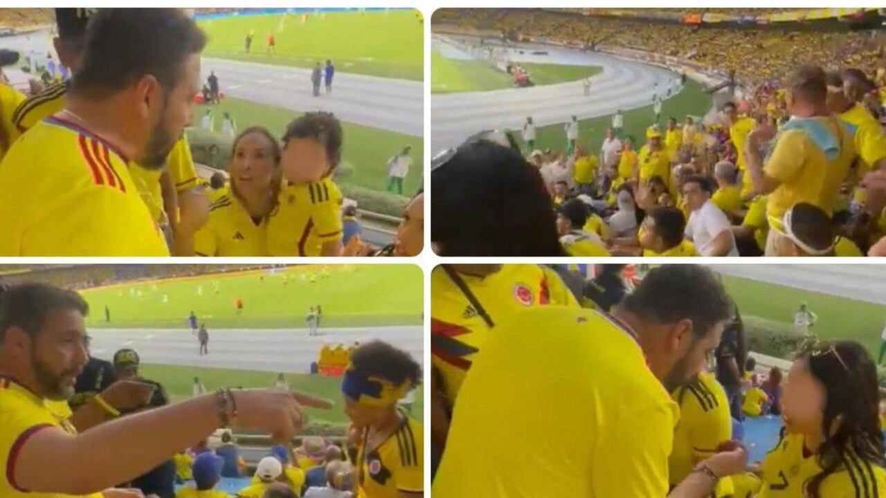 Agmet Escaf y su mal momento en el Estadio Metropolitano de Barranquilla.