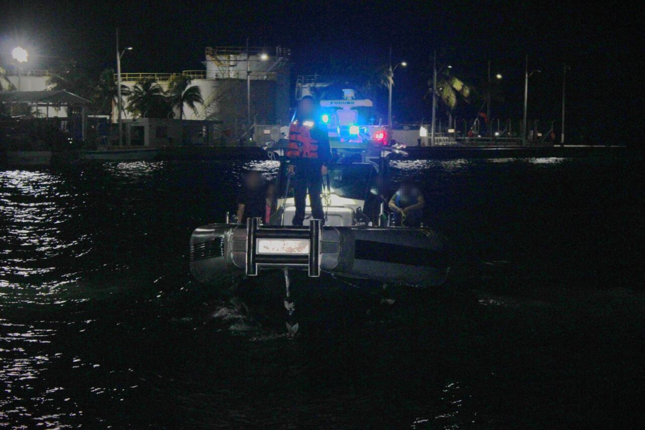 La Armada rescató a varios migrantes venezolanos en San Andrés.