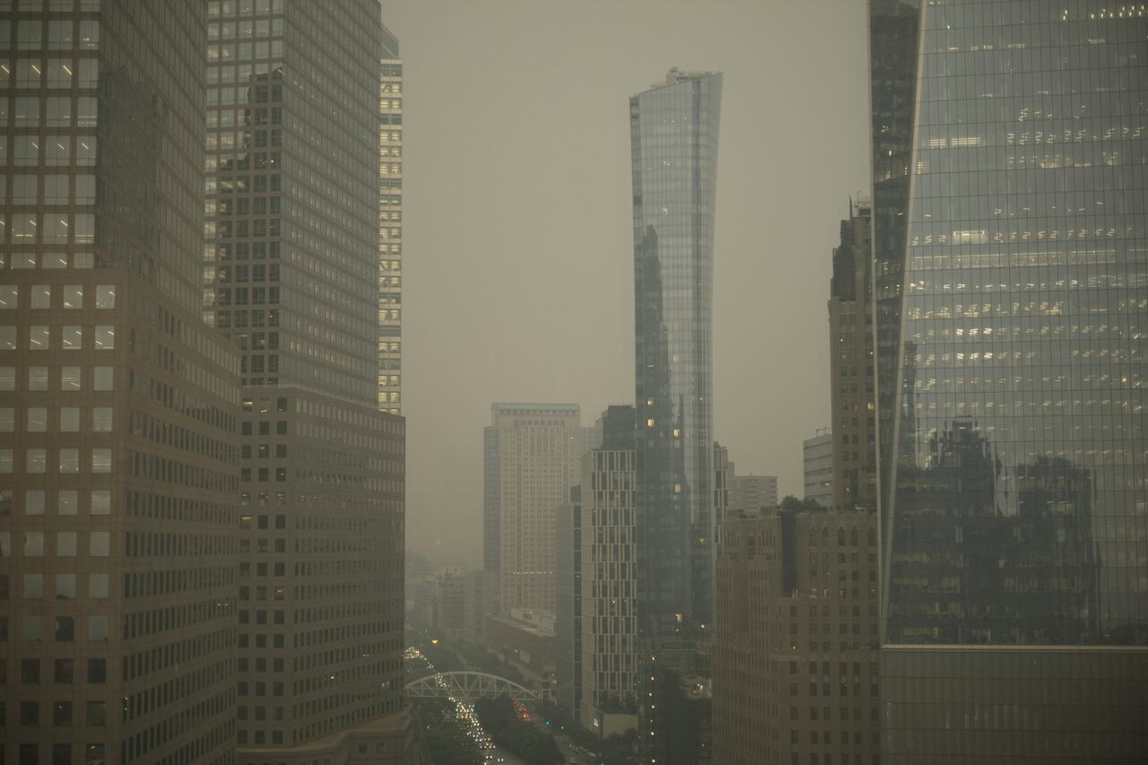 Incendios forestales en Canadá Nueva York