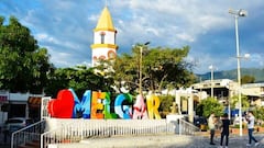 Parque principal de Melgar (Tolima)