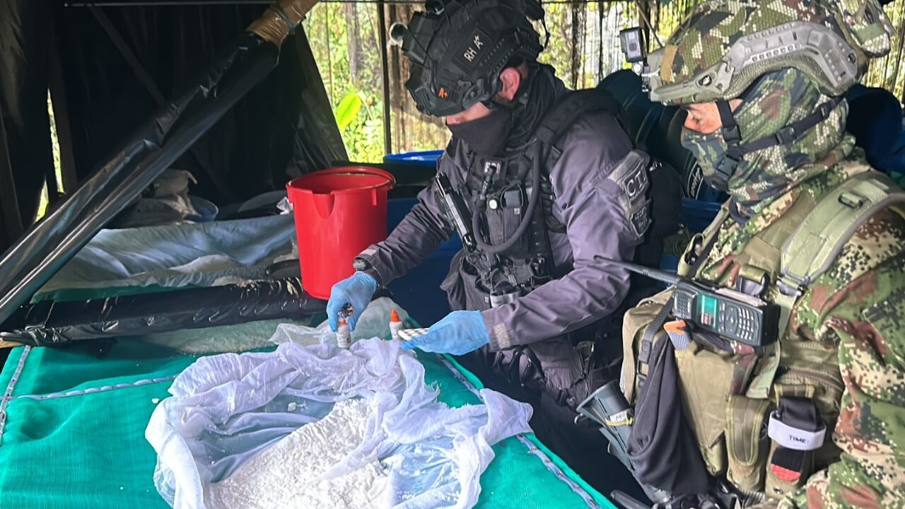 Desmantelan laboratorio de Cocaína en Cumbal, Nariño.
