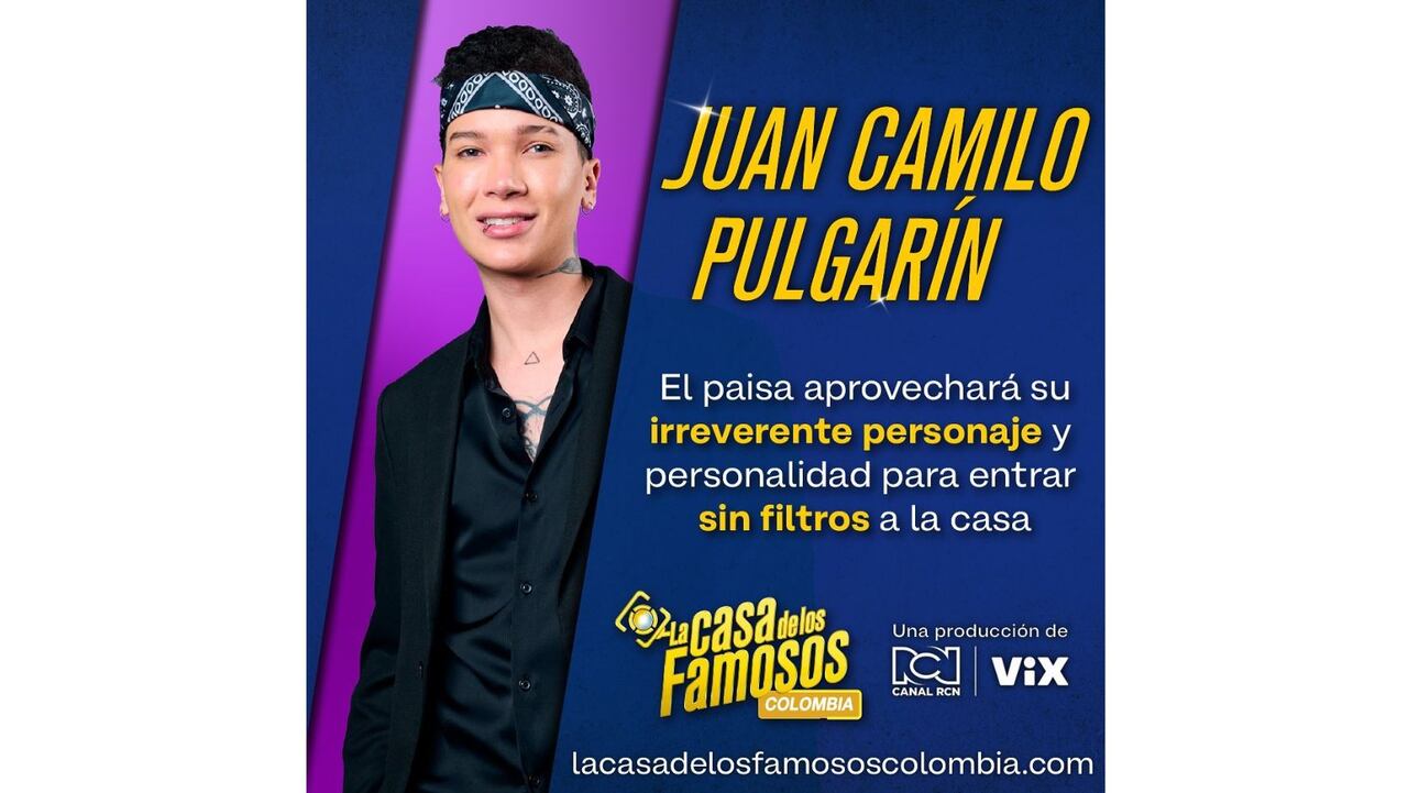 ¿Quién es Camilo Pulgarín, el nuevo integrante de ‘La casa de los famosos Colombia’?