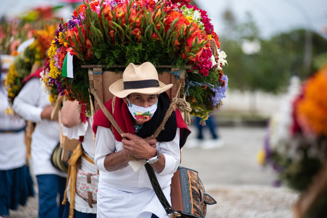 Desfile de Silleteros, Feria de las Flores 2020. Cortesía de la Secretaría de Cultura de Medellín