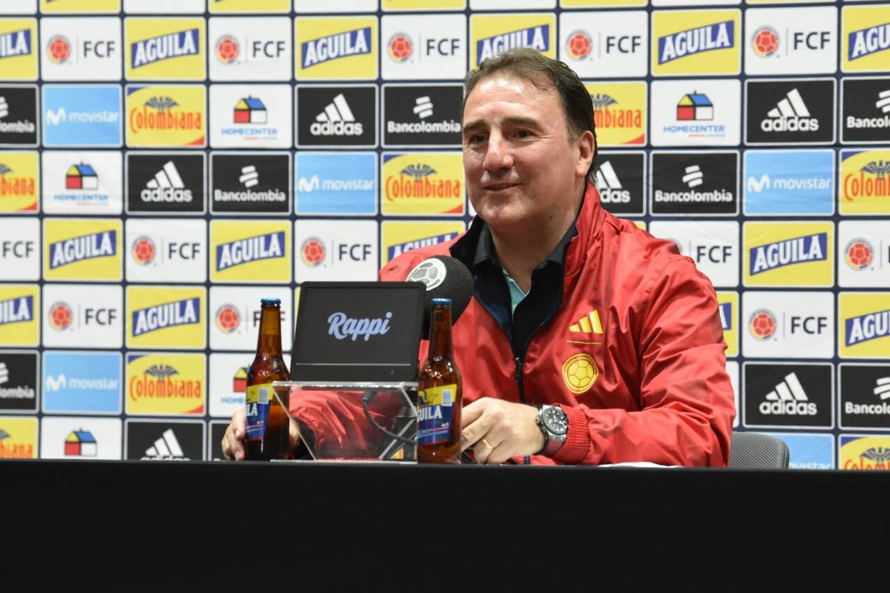 Nestor Lorenzo, técnico de la Selección Colombia Rueda de Prensa