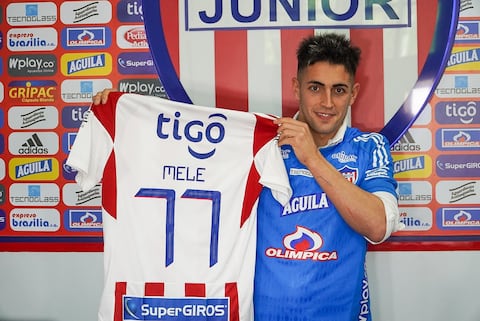El arquero uruguayo Santiago Mele fue presentado como nuevo jugador de Junior.