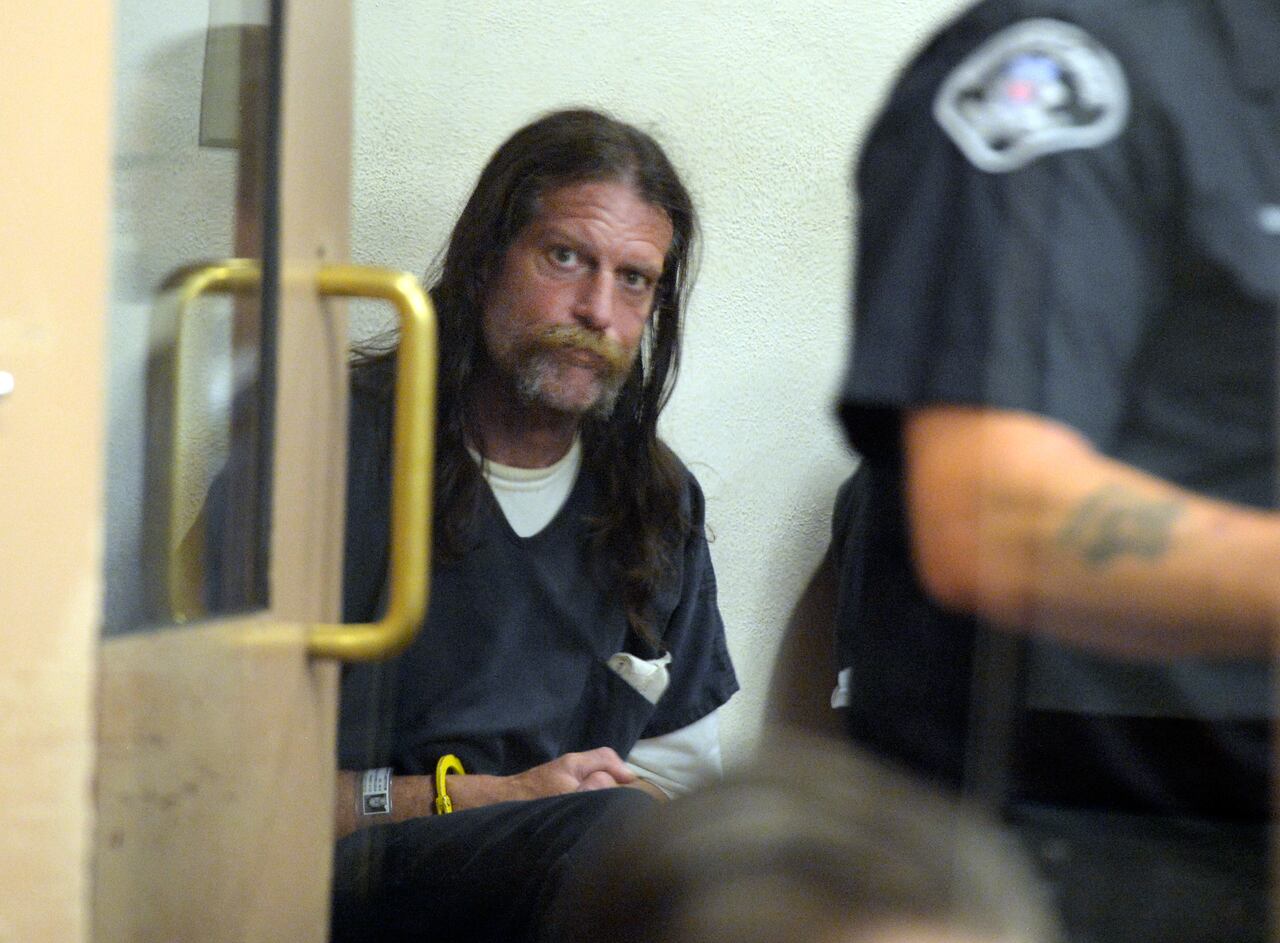 Gary Oliva in Court in Boulder County Jail