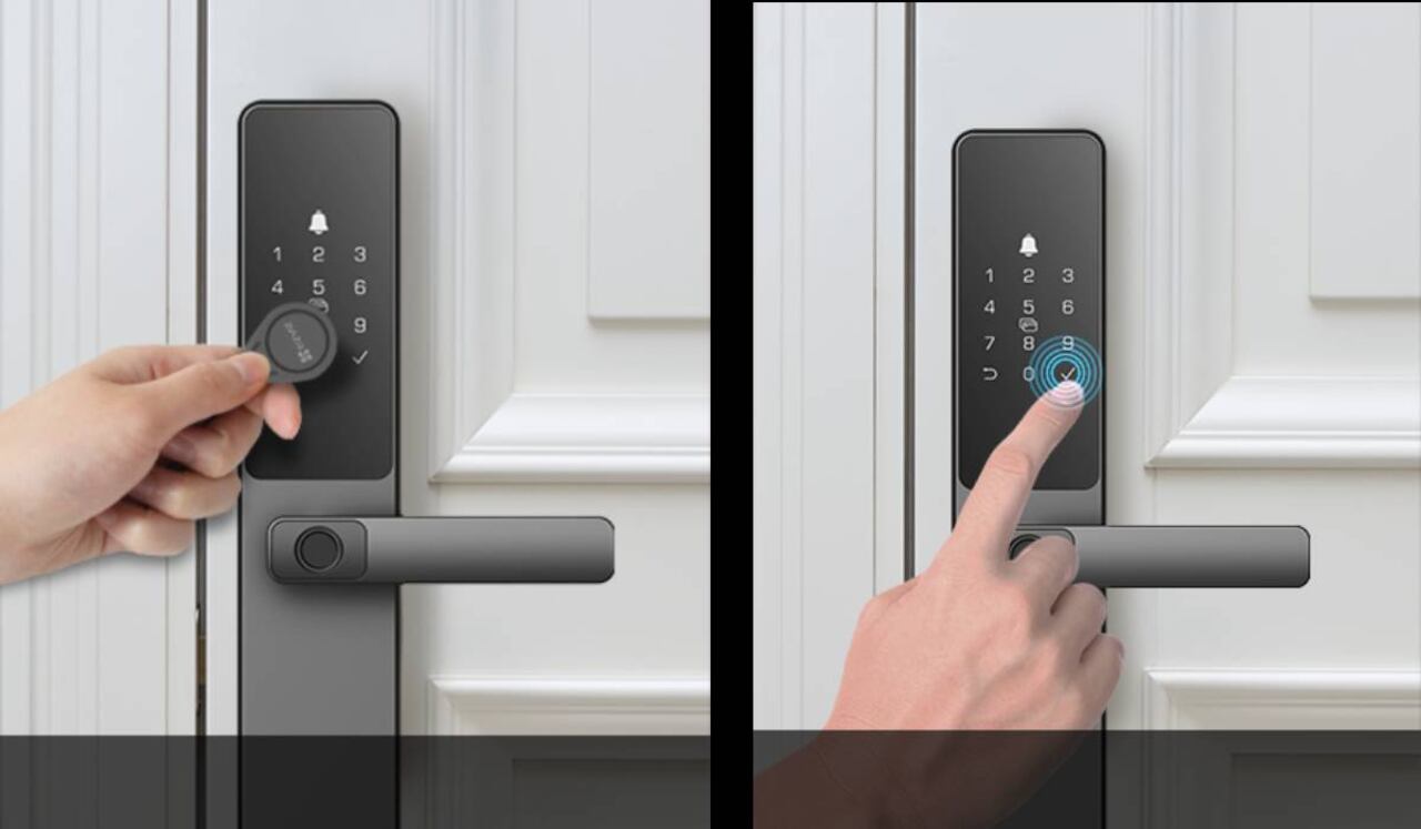 Las chapas inteligentes no necesitan de llaves, se puede abrir con una clave personal o con la huella digital.