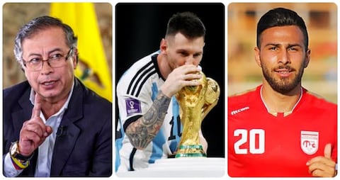 El presidente Gustavo Petro celebró título de Argentina y Messi de la Copa Mundial de Fútbol
