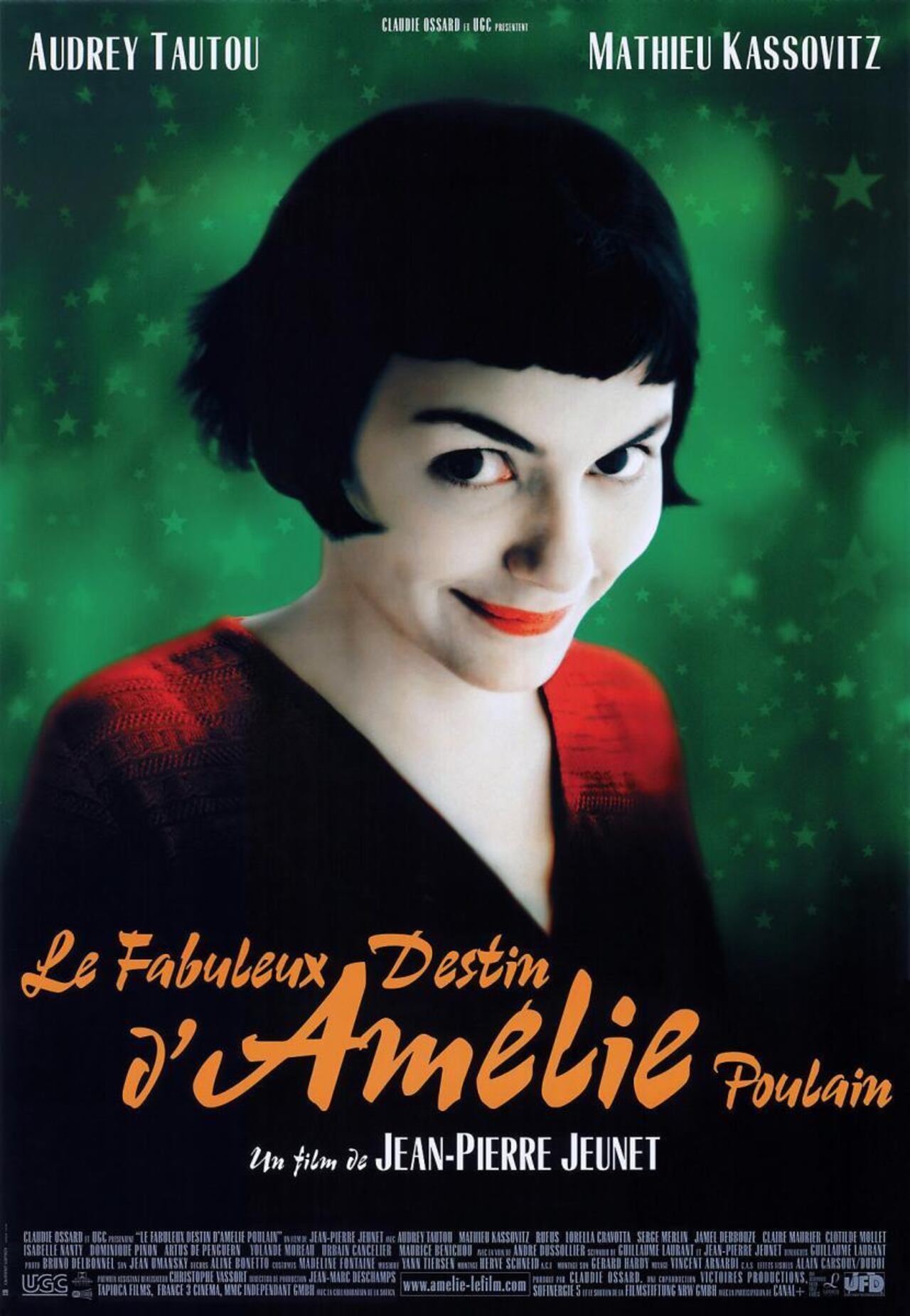 El fabuloso destino de Amélie Poulain, dirigida por Jean-Pierre Jeunet
