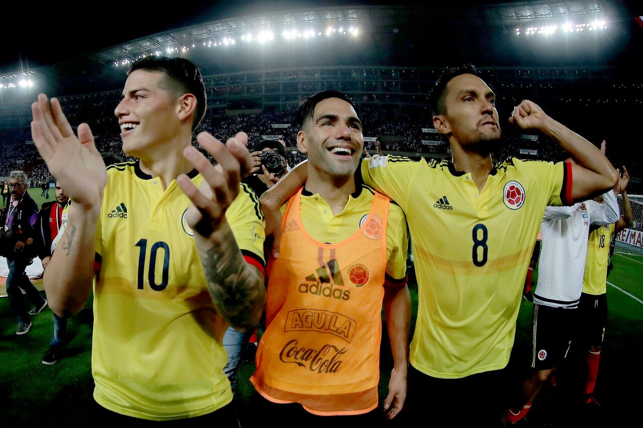 James Rodríguez compartió con Abel Aguilar en la clasificación al Mundial de 2018.