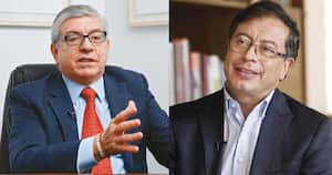 Cesar Gaviria y Gustavo Petro