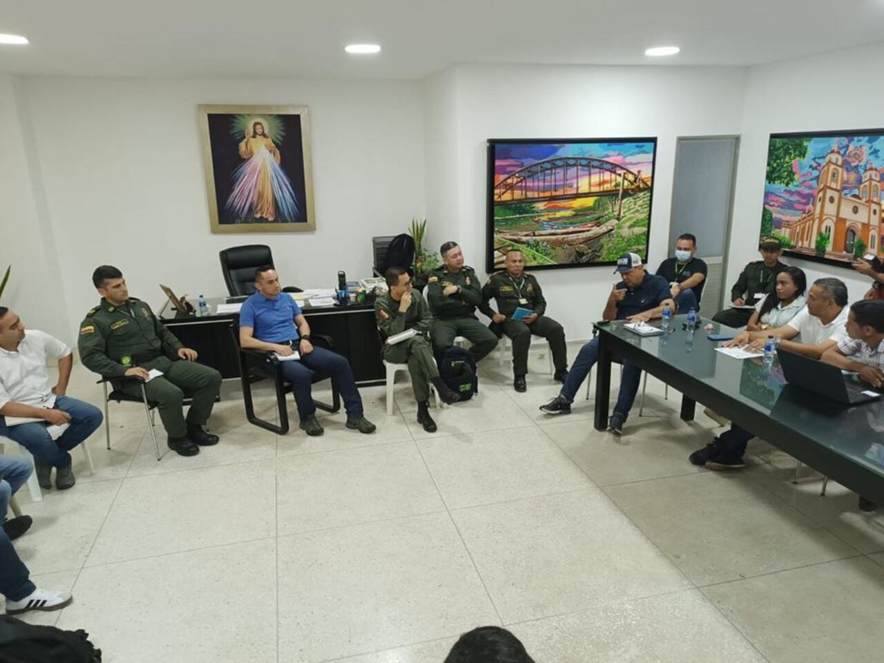 Consejo de seguridad realizado en Sucre.