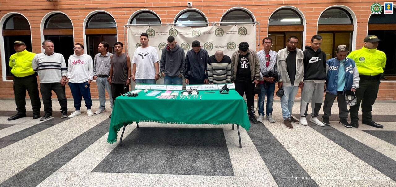 Autoridades desarticulan grupo delincuencial dedicado al expendio de fentanilo y otras sustancias en Medellín.