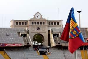 Vista general del Estadi Olimpic Lluis Companys en Barcelona.