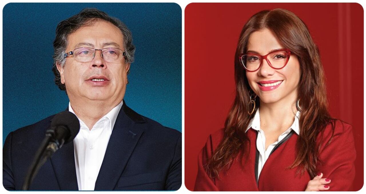 Gustavo Petro y Catherine Juvinao.