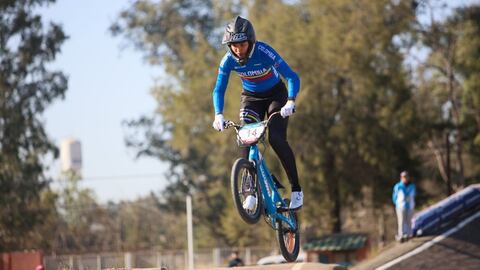Bolle en el Campeonato Panamericano de BMX Racing en Santiago del Estero, Argentina.