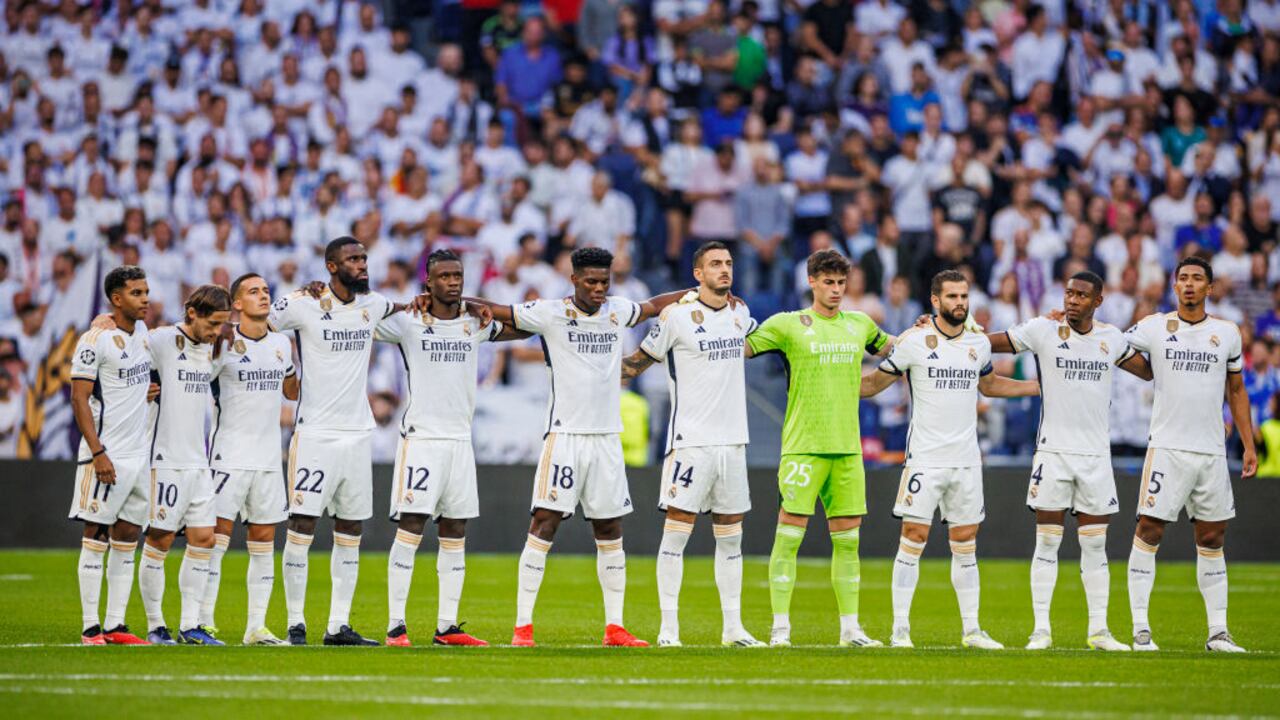 Los titulares del Real Madrid frente a Las Palmas.