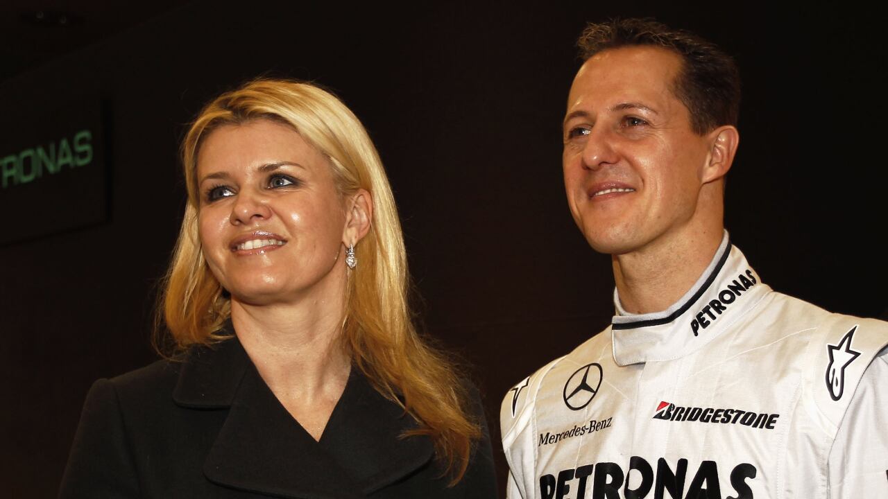 Corinna Schumacher, esposa de Michael Schumacher, legendario piloto de la Fórmula 1