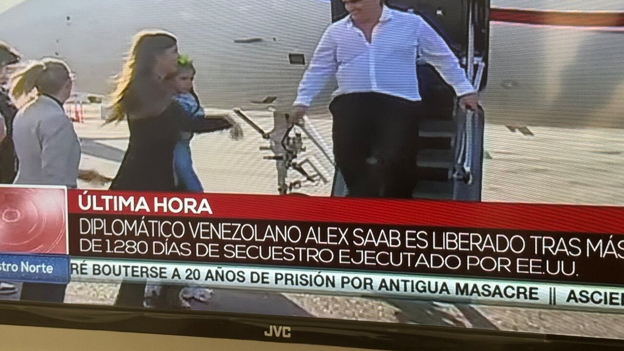 Alex Saab a su llegada a Venezuela