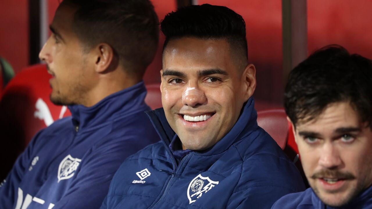 Radamel Falcao is playing in the match between Girona FC and Rayo Vallecano, corresponding to the round of 16 of the King's Cup, at the Montilivi Stadium in Girona, Spain, on January 17, 2024. (Photo by Joan Valls/Urbanandsport/NurPhoto via Getty Images)
