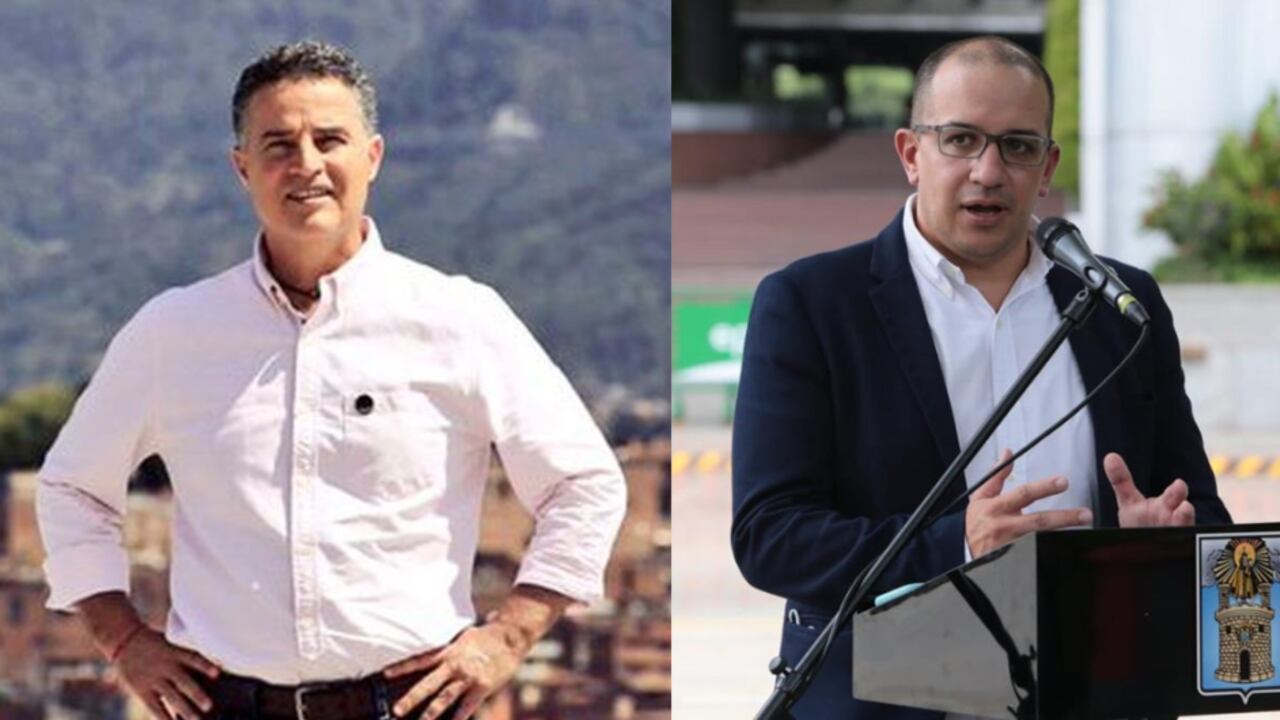 Aníbal Gaviria, gobernador de Antioquia; Jorge Carrillo, gerente EPM.