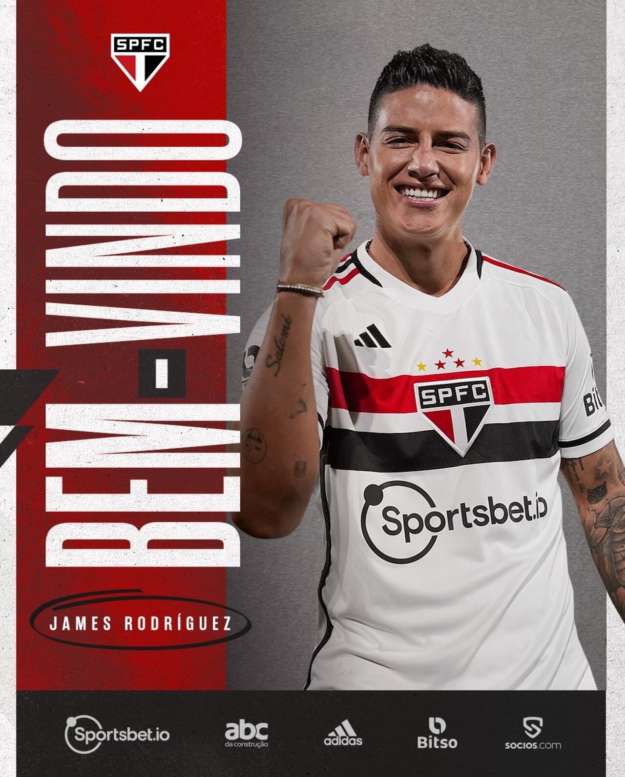 James Rodríguez y su bienvenida a Sao Paulo