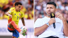 Kun Agüero ve en Luis Díaz la estrella de la Selección Colombia