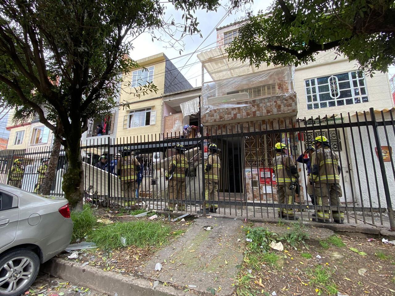 Fuerte explosión en una vivienda en el sur de Bogotá.