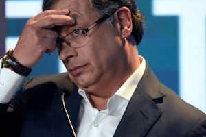 El presidente Gustavo Petro en Bogotá, el 23 de mayo de 2022, cuando era candidato (Photo by Guillermo Legaria Schweizer/Getty Images)