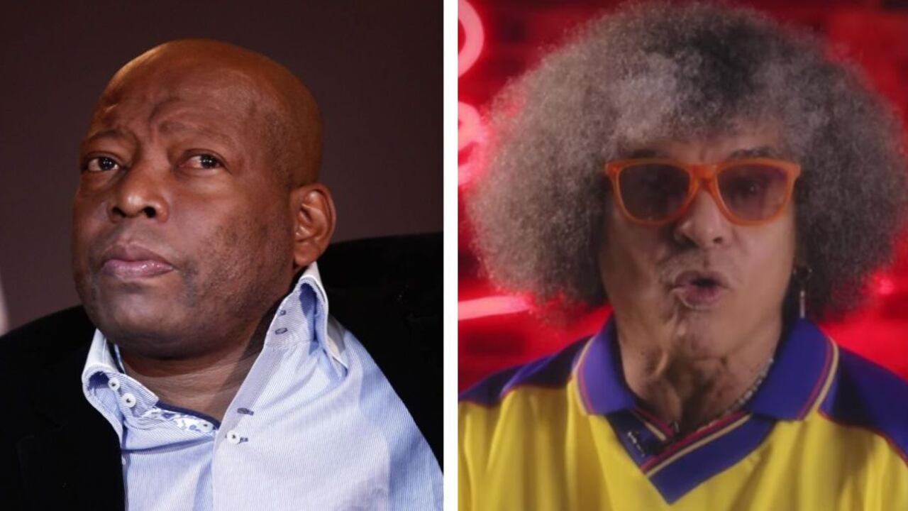 Tino Asprilla y Pibe Valderrama.