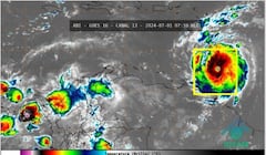 El huracán Beryl continúa su paso por el Caribe.
