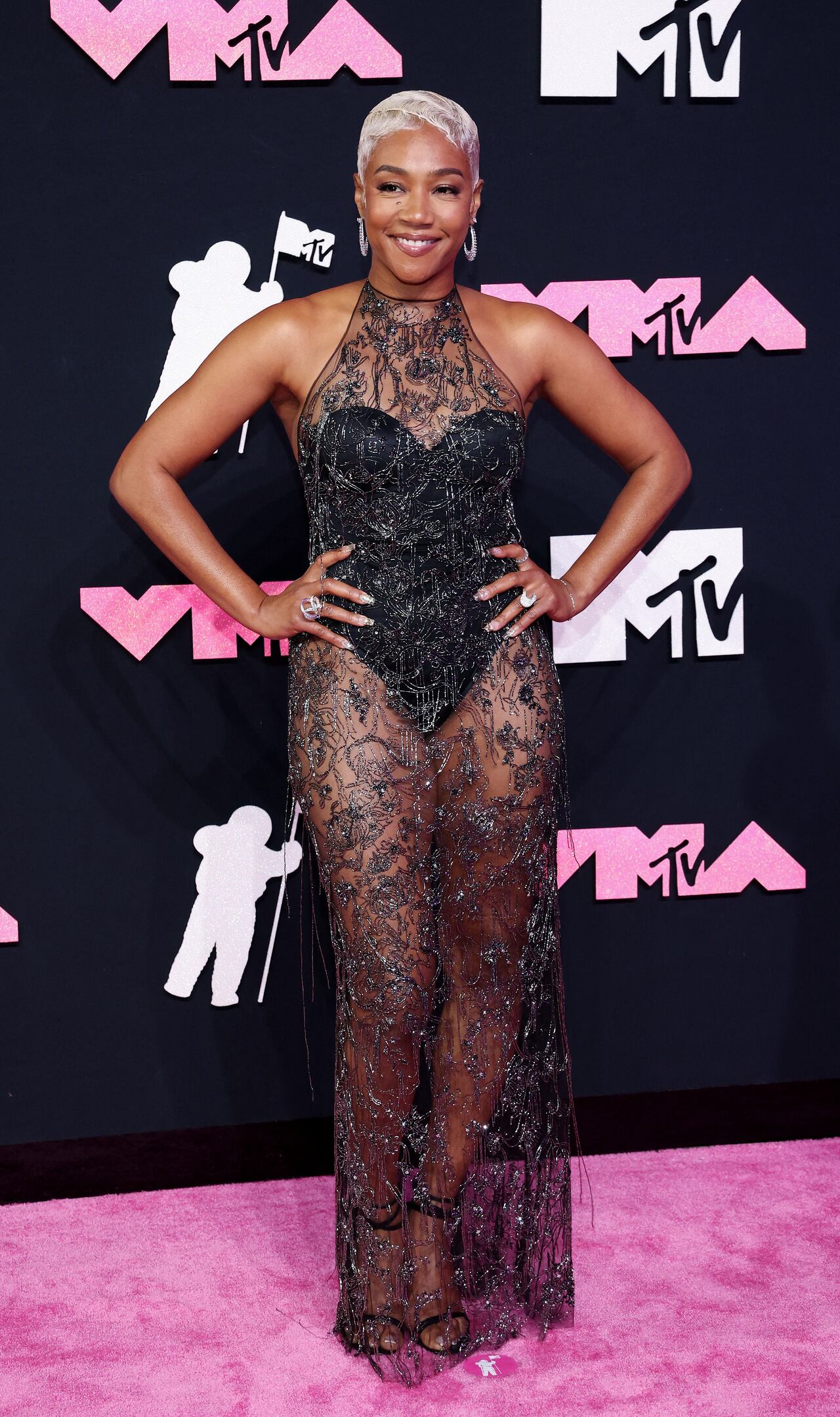 Tiffany Haddish attends the 2023 MTV Video Music Awards at the Prudential Center in Newark, New Jersey, U.S., September 12, 2023. REUTERS/Andrew Kelly