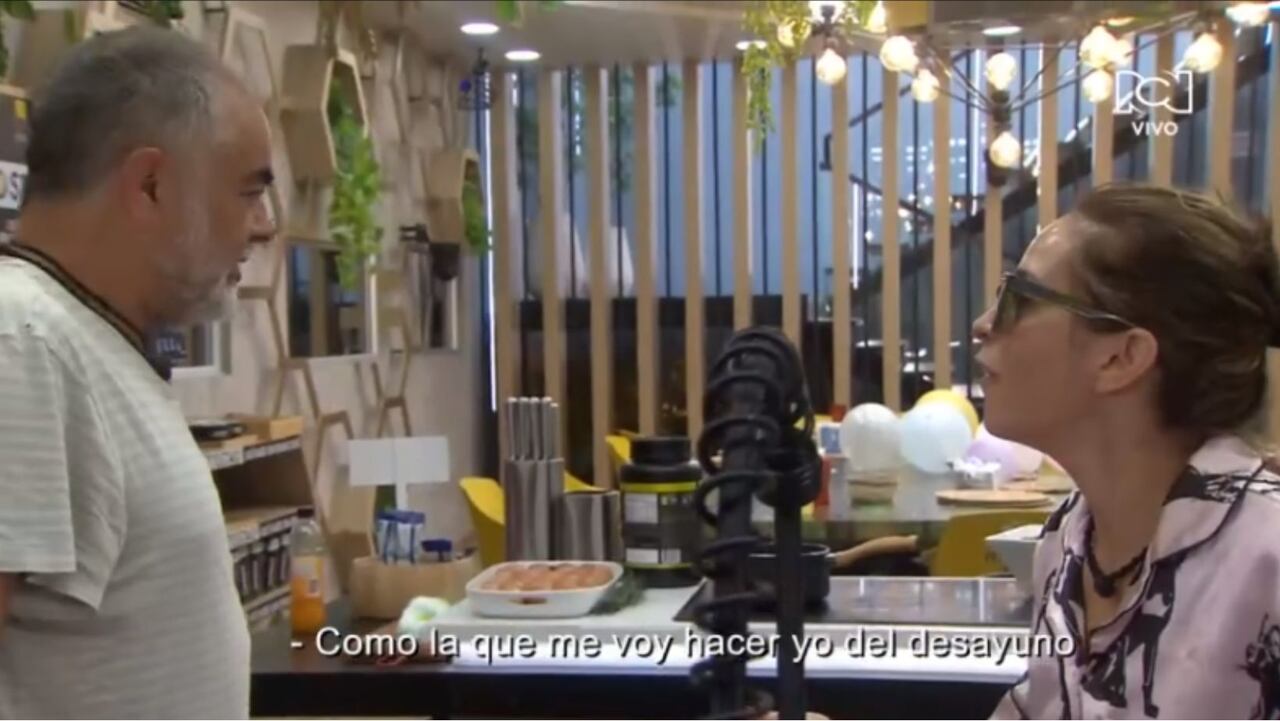 'La casa de los famosos Colombia': Diana Ángel le puso 'freno' a Beto Arango en el reality: "¿me dejas?"
