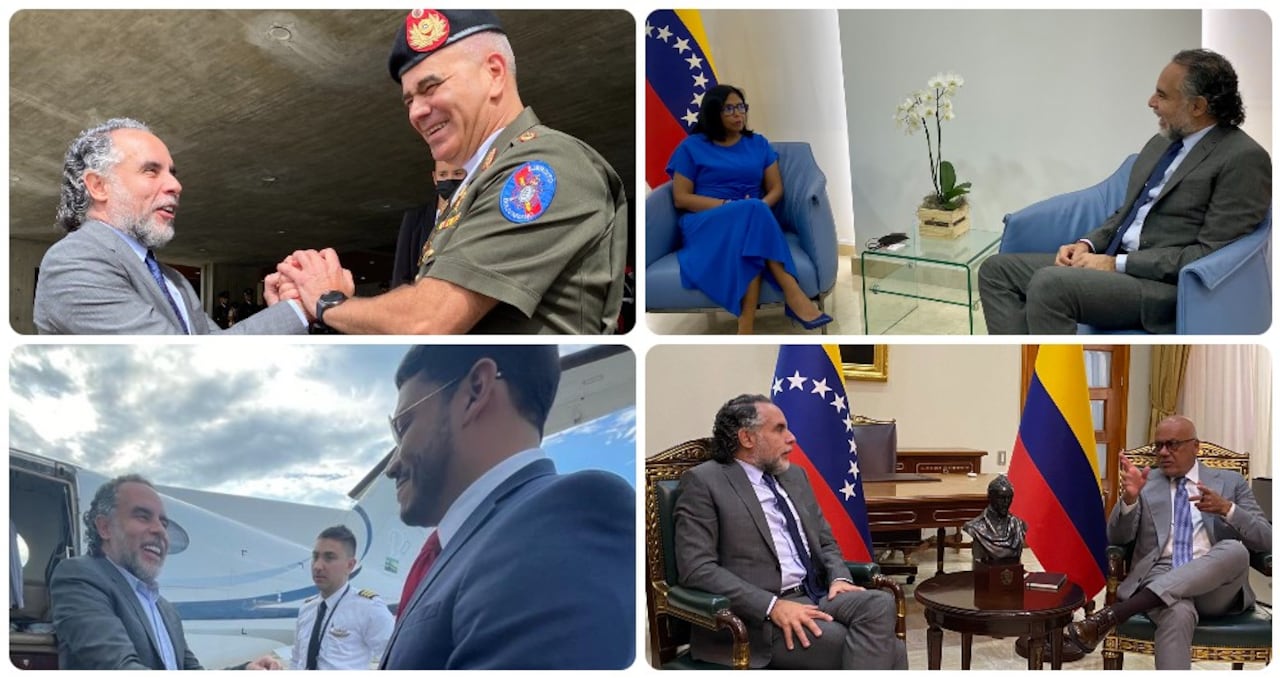 Armando Benedetti y su gira diplomática en Venezuela.