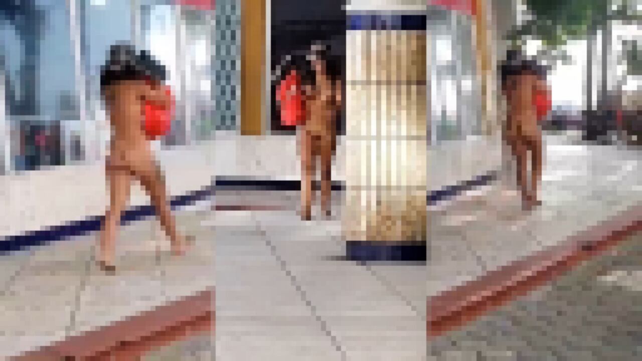Mujer desnuda en Cartagena