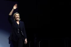 Marine Le Pen reacciona tras los resultados de la primera vuelta de las elecciones legislativas anticipadas de 2024
