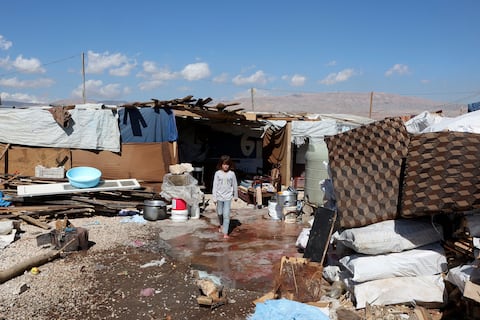 En imágenes : Brote de cólera en los campos de refugiados sirios del Líbano