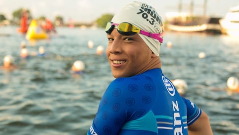 Nelson Crispín, estará en el Allianz IRONMAN 70.3 Cartagena 2021 junto a cinco deportistas paralímpicos más patrocinados por la aseguradora.