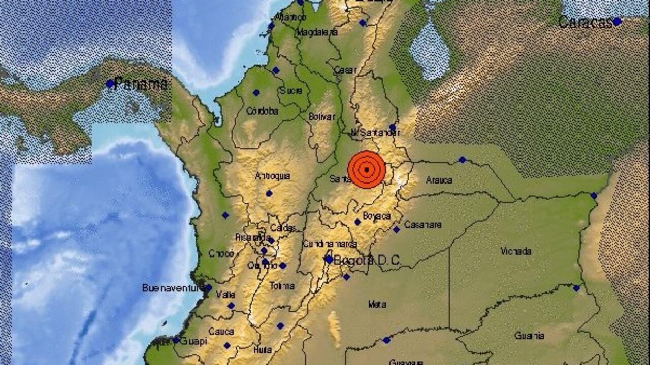 El temblor de este miércoles, 17 de agosto, tuvo como epicentro El Calvario, Meta.