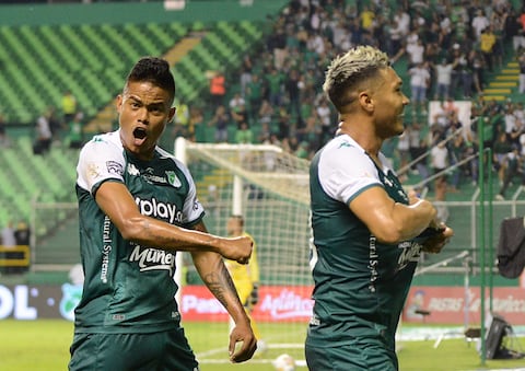 Futbol: Deportivo Cali 4 Pasto 0, Copa BetPlay, estadio Palmáseca. Goles de Teo, Chino Sandoval, Arroyo. Foto José L Guzmán. El País. Sept 3-23