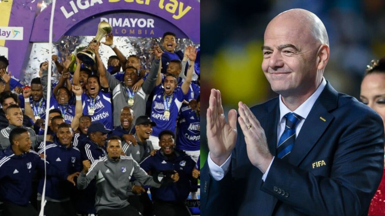 El presidente de la FIFA elogió a Millonarios por el título de Liga BetPlay