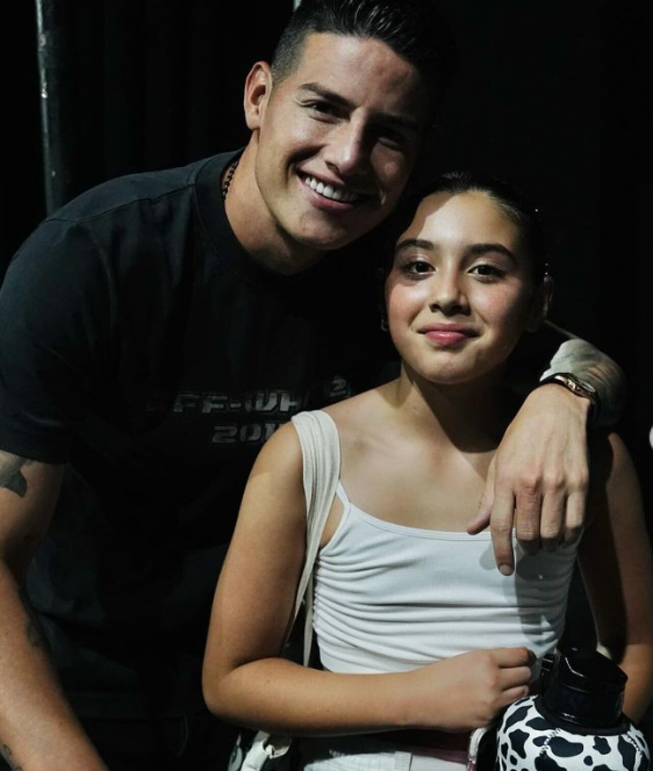 James Rodríguez acompañó a su hija Salomé en una de sus más grandes presentaciones de baile en Miami.