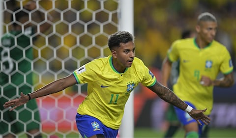 Rodrygo abrió el camino de Brasil ante Bolivia en la eliminatoria el Mundial 2026.