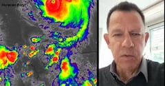 Max Henríquez ha estado activo hablando del huracán Beryl
