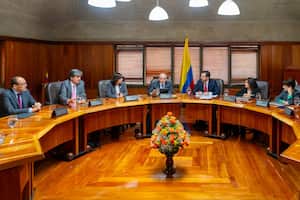 Alcalde de Bogotá visita protocolaria Corte Constitucional.