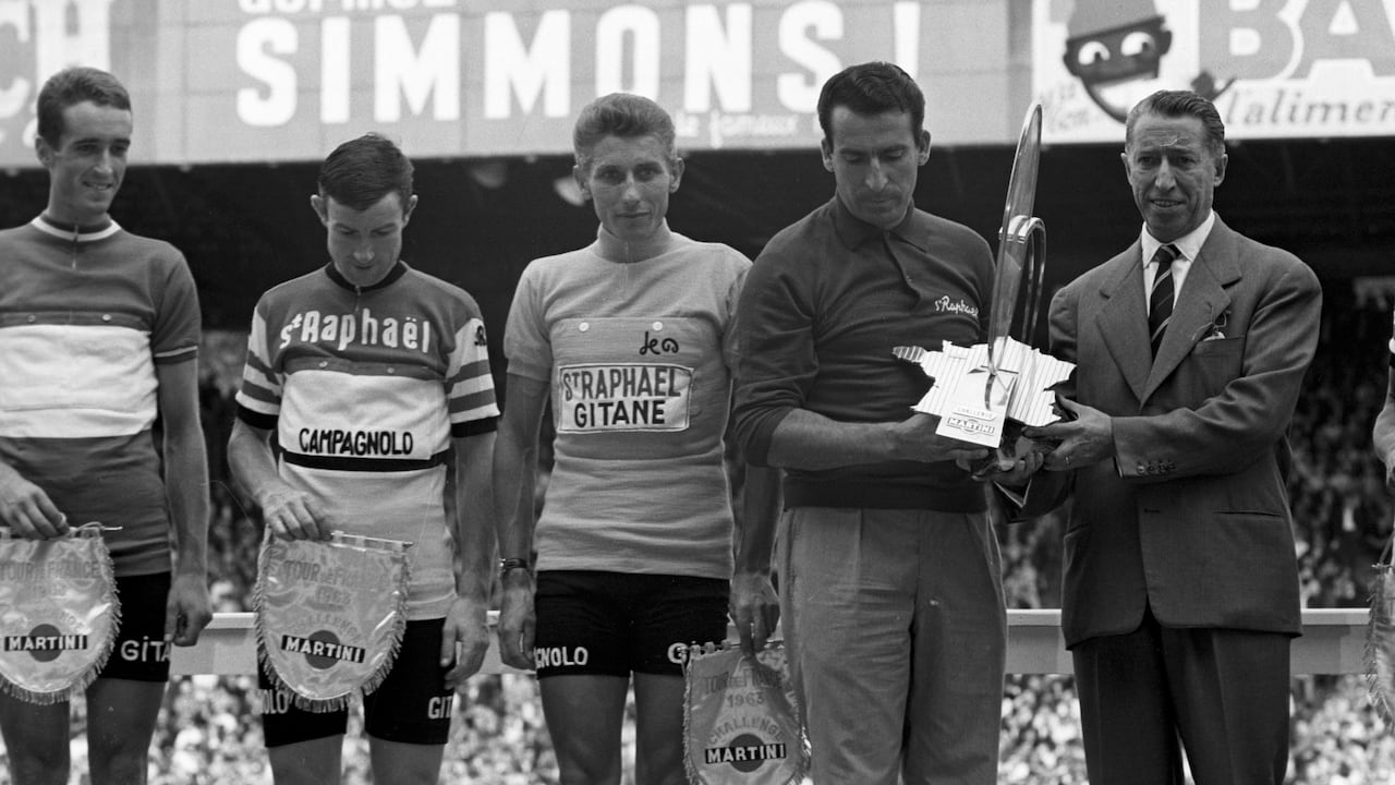 Jacques Anquetil, ganador del Tour de Francia en múltiples ocasiones