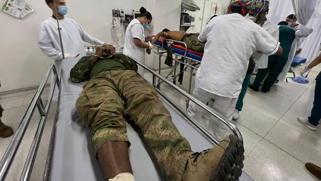 Supuestos miembros del Clan del Golfo heridos en combates con el Ejército en Chocó.