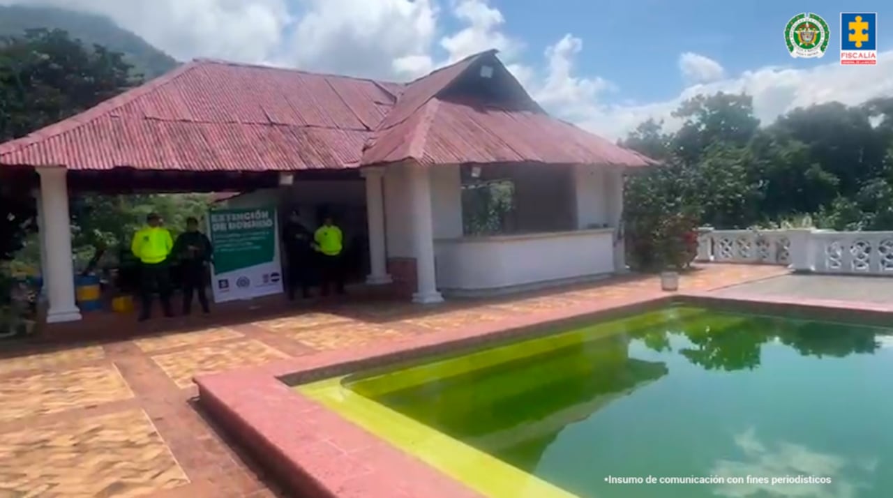 Finca de alias el Osito en Caldas.