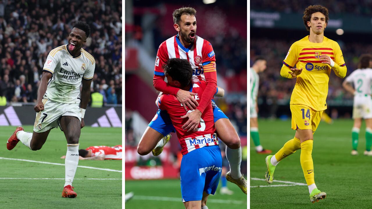 Girona, Real Madrid y Barcelona luchan por la cima de LaLiga de España