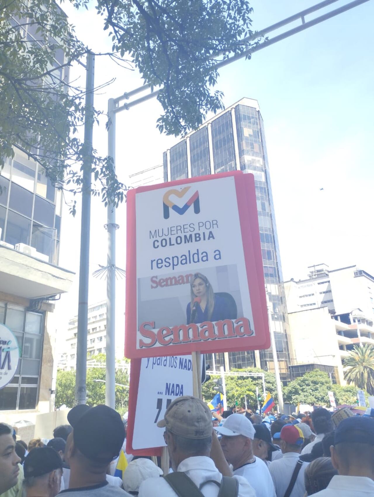 Manifestaciones de la Marcha de la Mayoría en Medellín.